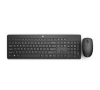 HP 230 Combo Clavier et Souris Sans Fil avec Clavier Français AZERTY, Bluetooth et USB, Souris 1600 DPI, Autonomie Prolongée