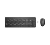 HP 230 WL MOUSE+KB COMBO FR clavier Souris incluse Bureau RF sans fil Noir