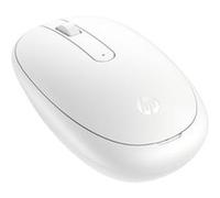 HP 240 - Souris - droitiers et gauchers - optique - 3 boutons - sans fil - Bluetooth 5.1 - blanc lunaire G