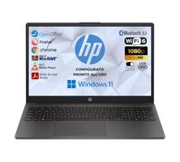 HP 250 G10, ordinateur portable écran 15,6" FHD, Intel Core i5-1334u 10 cœurs, RAM 16 Go, SSD M.2 NVMe 512 Go, PC portable Windows 11, utilitaire gratuit
