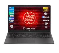 HP 250 G10 Ordinateur portable Intel i5-1334u 10 Core 3,4 GHz, écran 15,6" FHD, RAM 16 Go, SSD 512 Go, Windows 11, prêt à l'emploi avec Libre Office