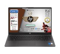 HP 250 G10, PC portable CPU Intel Core i7-1355U 13th 10 cœurs, jusqu'à 5 GHz, RAM 32 Go, SSD 1 To, écran 15,6" FHD, Wi-Fi 6, BT, WebCam, HDMI, Win 11Pro, cybersaver, prêt à l'emploi, 3 ans de garantie