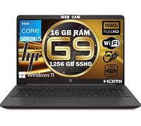HP 250 G9 Nouveau modèle 2023 Ordinateur Portable Intel Core i5 1235U 12 Th jusqu'à 4,40 GHz, RAM 16 Go Ddr4, SSD Nvme 1256 Go, écran 15,6" Full HD, PC Portable Windows 11 Pro Tastiera Italia