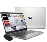 HP 255 G9, PC Ordinateur portable Argent, Amd 3050U A6, Ram 8 Go DDR4, SSD M2 256 Go, Écran 15,6" FHD, Windows 11 Pro, Libre Office, Sourire WIFI offert, HP-3050U/8/256/W11/MOU
