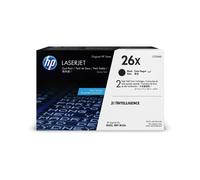 HP 26X LaserJet CF226XD Lot de 2 Cartouches Toner Noir Haute Capacité, Rendement 18000 pages, Technologie Laser, Japon