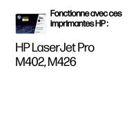HP 26X toner LaserJet noir grande capacité authentique