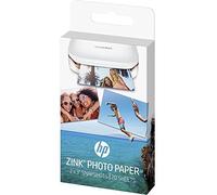 HP 2x3 Papier Photo Zink de qualité supérieure (20 Feuilles) Compatible avec l'imprimante Photo Portable Sprocket