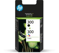 HP 300 2-pack Black/Tri-color Original Ink Cartridges
