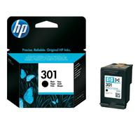 HP 301 Black Original Ink Cartridge Pages Yield 190 (P/N CH561EE)