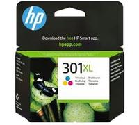 HP 301XL - 6 ml - à rendement élevé - couleur (cyan, magenta, jaune) - original - cartouche d'encre - pour HP DeskJet 1000, 1010, 1050 AiO, 1050A AiO, 1510 AiO, 2000, 2050 AiO, 2050A AiO, 2510 AiO, 25