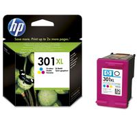 HP 301XL cartouche d'encre trois couleurs grande capacité authentique