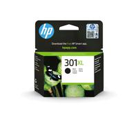 HP 301XL Cartouche d'Encre Noire Pigmentée Haute Capacité (8ml, 430 pages) - CH563EE - Jet d'Encre - Compatible HP - Dimensions 113x37x115 mm