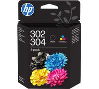 HP 302 / 304 Multipack Noir(e) / Plusieurs couleurs Original B82L1AE