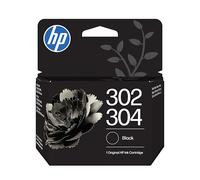 HP 302/304 Noir, B7RT7AE, Cartouche d’Encre Original, Compatible avec Les imprimantes DeskJet 1110, 2130, 2620, 3630, 3720, 3730, Envy 4520, 5020, 5032, OfficeJet 3830, 4650, 5220 et 5230