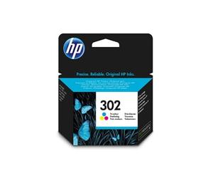 HP 302 Cartouche d'Encre Trois Couleurs Authentique (F6U65AE)