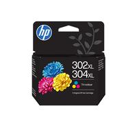 HP 302 XL / 304 XL Cartouche d'encre Plusieurs couleurs Original B7RT8AE