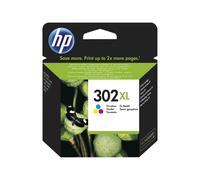 HP 302XL - à rendement élevé - tricolore à base de colorant - originale - cartouche d'encre - F6U67AE#BA3