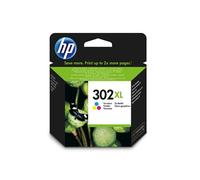 HP 302XL Cartouche d'Encre Trois Couleurs grande capacité Authentique (F6U67AE)
