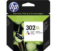 HP 302XL Encre d'origine cyan, magenta, jaune F6U67AE Encre