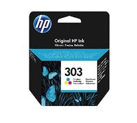 HP 303 Cartouche d'encre Couleur d'origine pour imprimante Tout-en-Un HP Envy Photo 6230