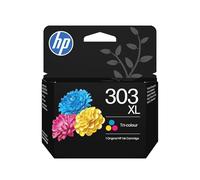 HP Cartouche d'encre T6N03AE, Originale Grande capacité Tricolore, Compatible Envy Photo & Inspire