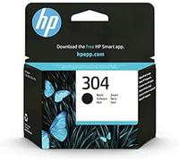 HP 304, Cartouche d'encre noire haute capacité, Originale, N9K06AE, Compatible avec les Imprimantes DeskJet2200/2600/3700 et Envy 5050
