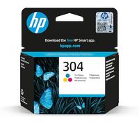 HP 304 Cartouche d'Encre Trois Couleurs Authentique (N9K05AE), Tri-Colour