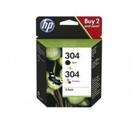 HP 304 Combo Pack Cartouches D'Encre Original Noir et Tricolore