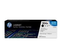 HP 304A 2-pack Black Original LaserJet Toner Cartridges toner cartridge