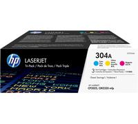 Multipack de cartouches de toner d'origine HP 304A Cyan - Magenta - Jaune - CF372AM
