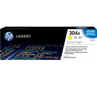 HP Toner 304A (CC532A) Jaune - 2800 pages - Pour Color LaserJet CM2320FXI