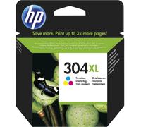 HP 304XL Cartouche d’encre trois couleurs grande capacité authentique