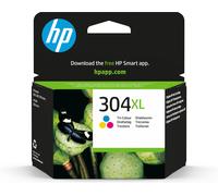 HP 304XL Cartouche d’encre trois couleurs grande capacité authentique