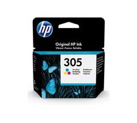 HP 305 Cartouche d'Encre Trois Couleurs Authentique (3YM60AE)