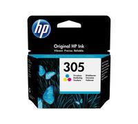 HP Cartouche d’encre trois couleurs 305 authentique