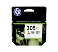 HP 305XL - à rendement élevé - tricolore à base de colorant - originale - cartouche d'encre