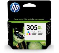 HP Cartouche d’encre trois couleurs 305XL grande capacité authentique