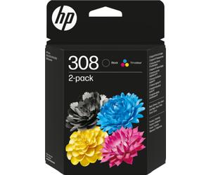 HP 308 Multipack Noir(e) / Plusieurs couleurs Original 6L6S6UE