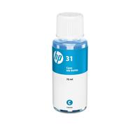HP 31 70-ml Cyan Original Ink Bottle Originale