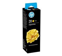 HP 31 Jaune, Bouteille d'Encre Originale | Compatible avec Smart Tank séries 100, 300, 400, 500, 600, 8000 pages (1VU28AE)