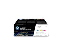 HP 312A Toner Pack de 3 Toners Cyan/Magenta/Jaune LaserJet Authentiques (CF440AM), pour imprimantes HP Color LaserJet Pro MFP M476dn/M476dw/M476nw