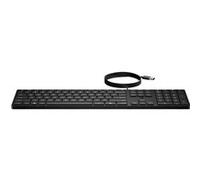 HP 320K - Clavier - durée de vie du commutateur de 10 millions - full size - USB - noir - Smart Buy G