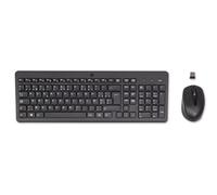 HP 330 Wireless Mouse and Keyboard Combination clavier Souris incluse Universel RF sans fil AZERTY Belge Noir
