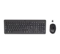 HP 330 Wireless Mouse and Keyboard Combination clavier Souris incluse Universel RF sans fil AZERTY Belge Noir