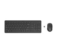 HP 330 Wls Mse and KB Combo FR clavier Souris incluse Universel RF sans fil Noir