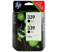 ️ HP 339 Noir C9504EE Pack 2 Cartouches Originales Encre Pigmentée 21ml