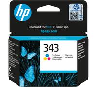 HP 343 - 7 ml - couleur (cyan, magenta, jaune) - original - cartouche d'encre - pour Officejet 100, 150; Photosmart C4210, C4272, C4340, C4385, C4390, D5360, D5363, D5368