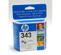 HP 343 Cartouche d'encre trois couleurs authentique (C8766EE) pour HP Photosmart 2570/C3170 et HP PSC 1510/1600