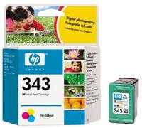 HP 343 Cartouche d'Encre Trois Couleurs (Cartouche Cyan, Magenta, Jaune) Authentique (C8766EE)