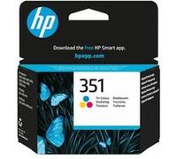 HP 351 - 3.5 ml - couleur (cyan, magenta, jaune) - original - emballage coque avec alarme radioélectrique - cartouche d'encre - pour Deskjet D4268; Photosmart C4483, C4486, C4488, C4524, C4583, C4585,